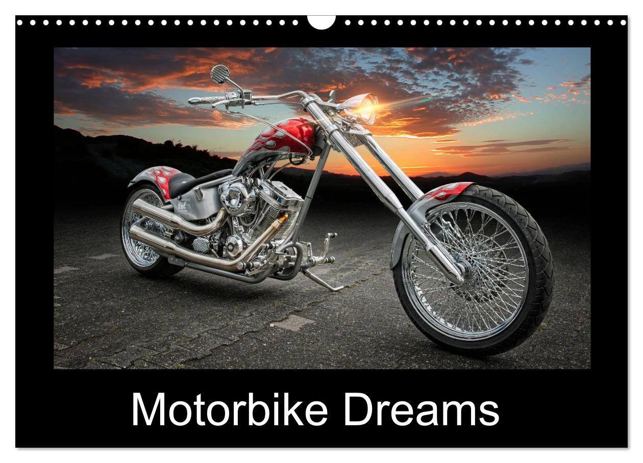 Cover: 9781325961580 | Motorbike Dreams (Wall Calendar 2025 DIN A3 landscape), CALVENDO 12...