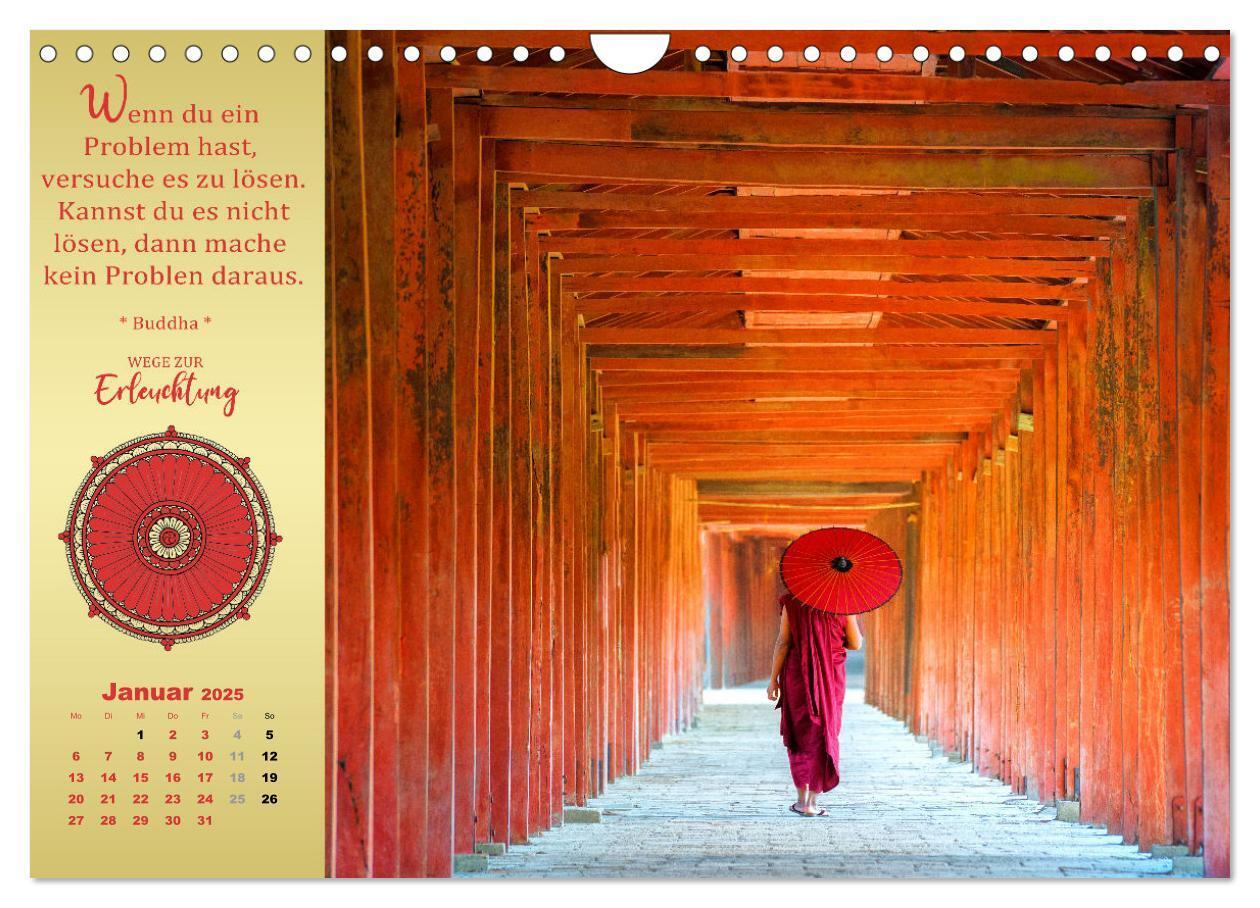 Bild: 9783383868450 | Buddhistische Weisheiten - Wege zur Erleuchtung (Wandkalender 2025...