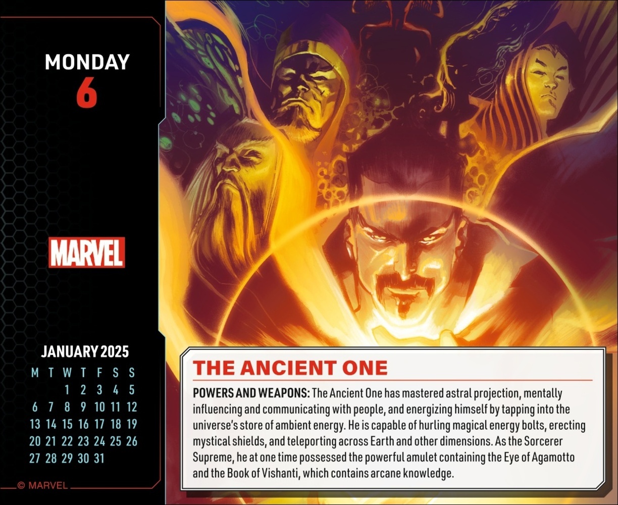 Bild: 9783840196775 | Marvel Comics Tagesabreißkalender 2025 | Kalender | Geblockt | 320 S.