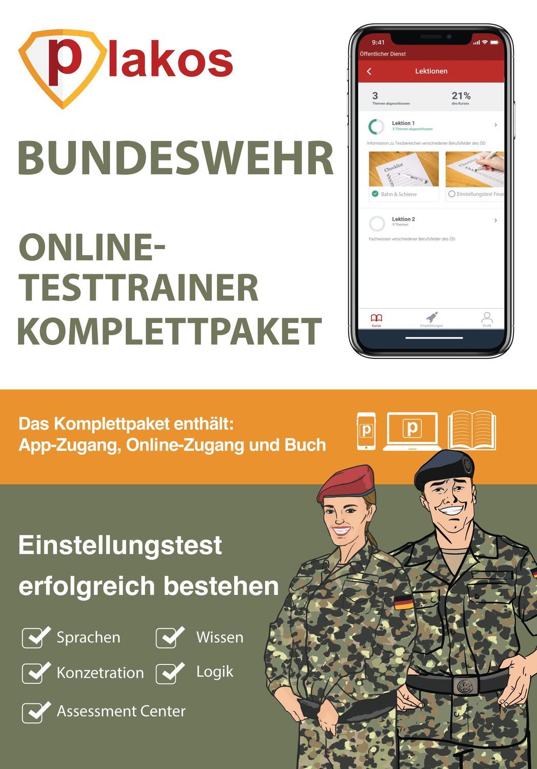 Cover: 9783948144524 | Bundeswehr Einstellungstest Komplettpaket | Mehrteiliges Produkt