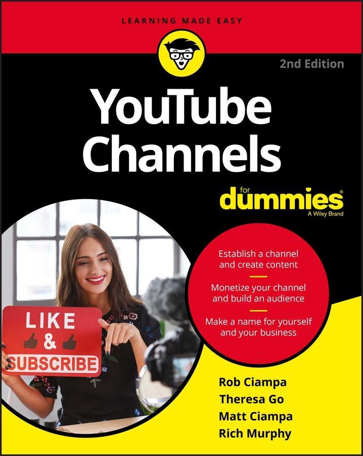 Cover: 9781119688051 | Youtube Channels for Dummies | Rob Ciampa (u. a.) | Taschenbuch | 2020