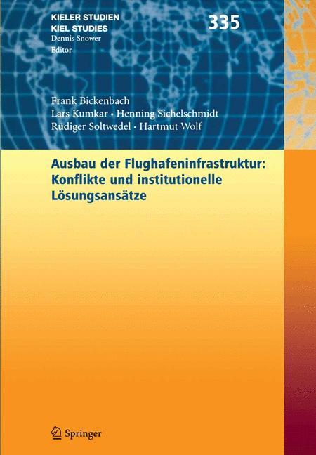 Cover: 9783540294184 | Ausbau der Flughafenstruktur: Konflikte und institutionelle...