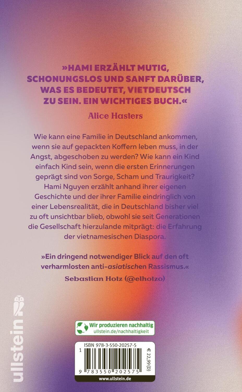 Rückseite: 9783550202575 | Das Ende der Unsichtbarkeit | Hami Nguyen | Buch | 272 S. | Deutsch