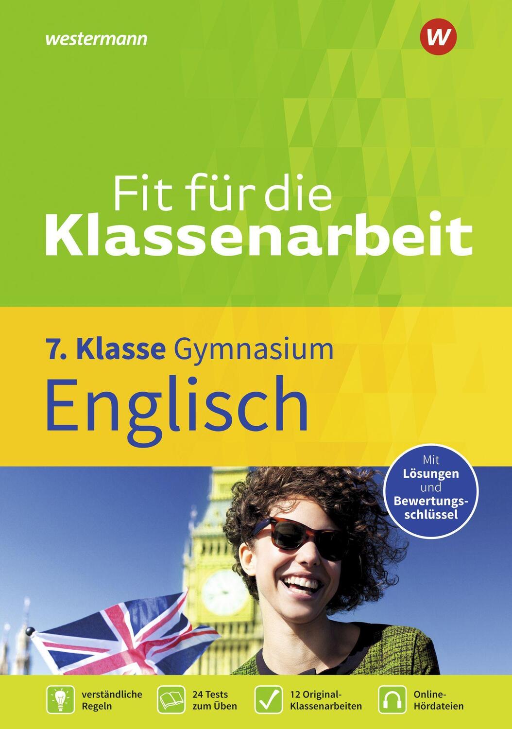 Cover: 9783742600059 | Fit für die Klassenarbeit - Gymnasium. Englisch 7 | Clare Maas (u. a.)