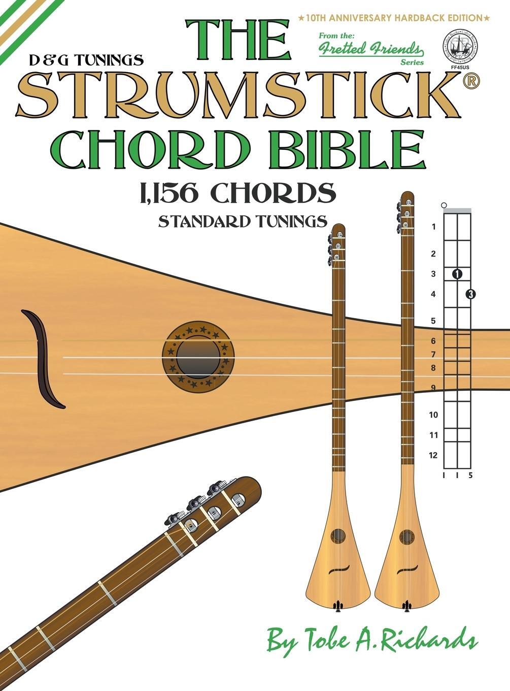 Cover: 9781912087815 | The Strumstick Chord Bible | D &amp; G Tunings 1,156 Chords | Richards