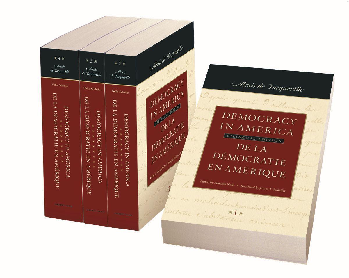 Cover: 9780865977198 | Democracy in America / de la Démocratie En Amérique (in Four Volumes)