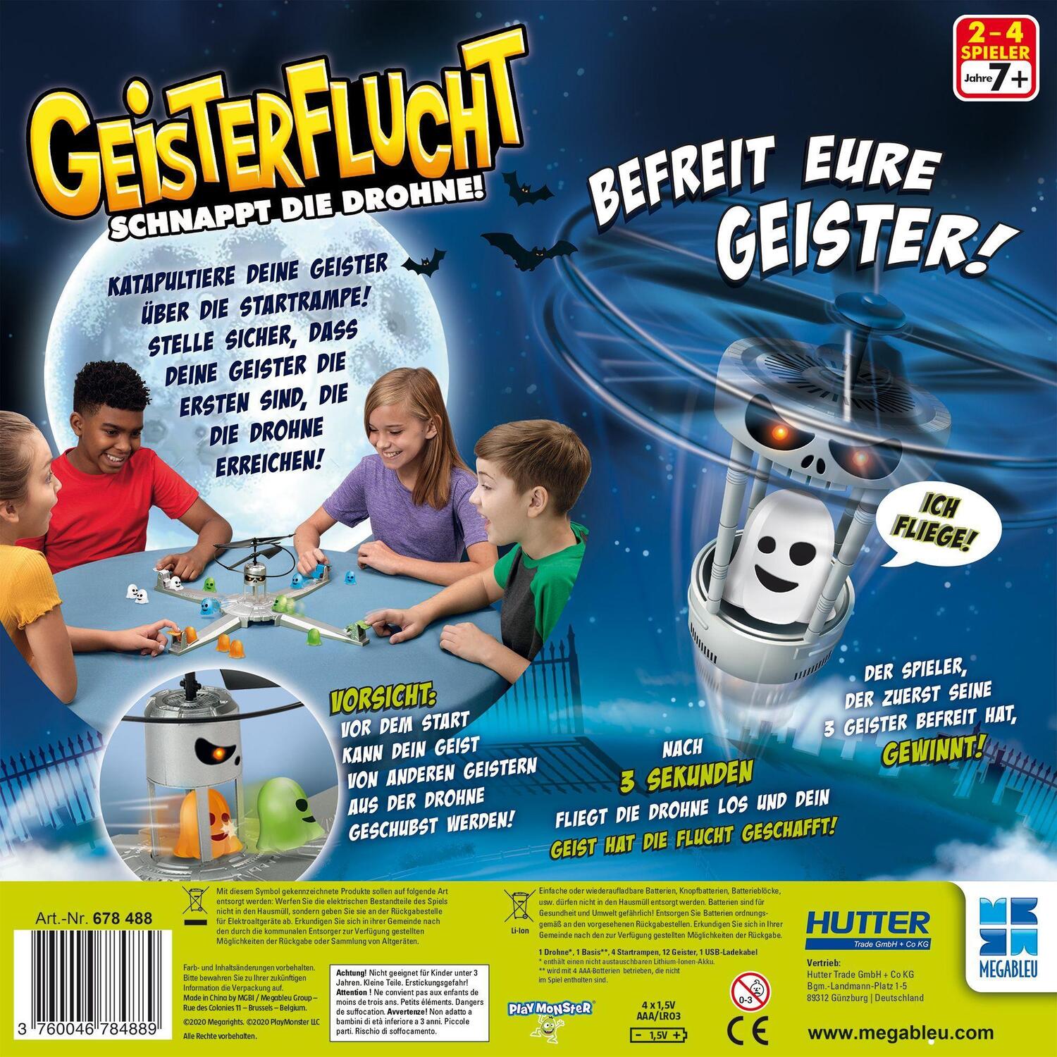 Bild: 3760046784889 | Geisterflucht - Schnappt die Drohne! | Megableu | Spiel | Deutsch