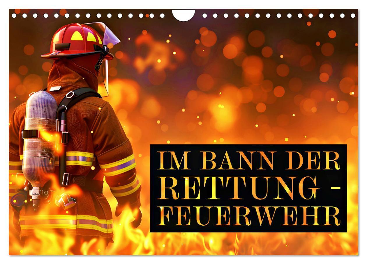 Cover: 9783457260425 | Im Bann der Rettung - Feuerwehr (Wandkalender 2026 DIN A4 quer),...