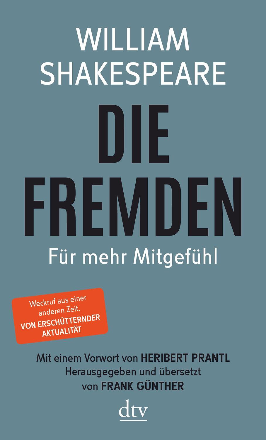 Cover: 9783423145558 | Die Fremden | William Shakespeare | Taschenbuch | Deutsch | 2016