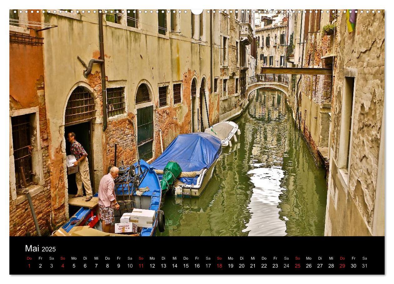 Bild: 9783435823468 | Venedig 2025 (Wandkalender 2025 DIN A2 quer), CALVENDO Monatskalender