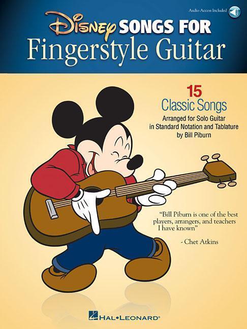 Cover: 9781495069048 | Disney Songs for Fingerstyle Guitar | Bill Piburn | Guitar Solo | 2018