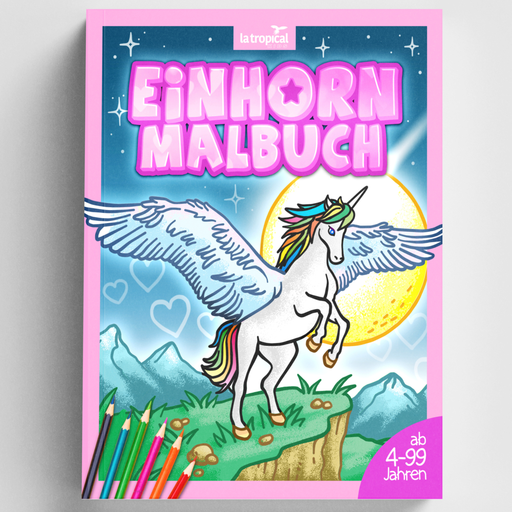 Cover: 9783969080344 | Einhorn Malbuch | David Ludwig | Taschenbuch | 68 S. | Deutsch | 2020