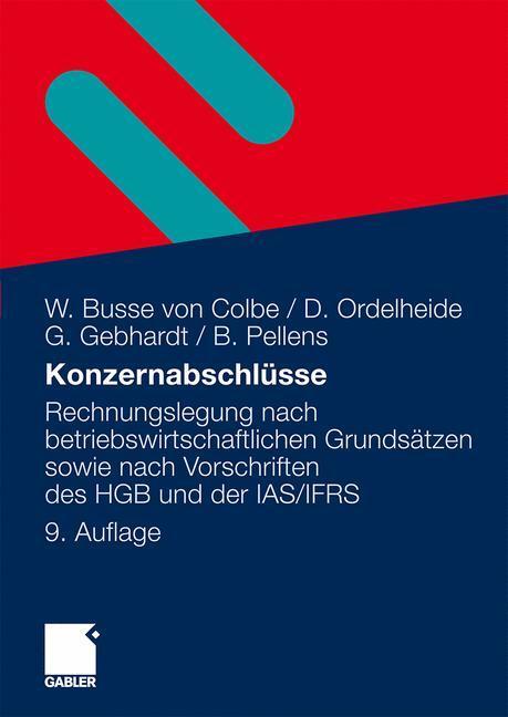 Cover: 9783834918192 | Konzernabschlüsse | Walther Busse Von Colbe (u. a.) | Buch | xxxii