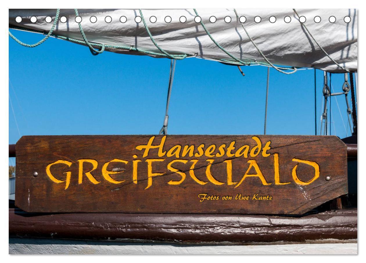Cover: 9783675570276 | Hansestadt Greifswald (Tischkalender 2024 DIN A5 quer), CALVENDO...