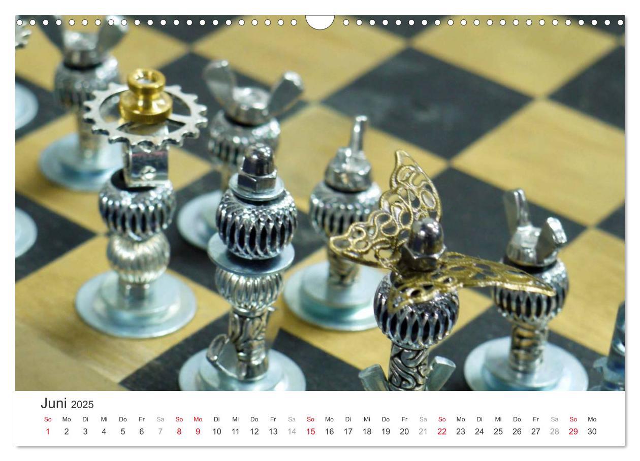 Bild: 9783435489350 | Schach 2025. Impressionen von Figuren und Spielen (Wandkalender...