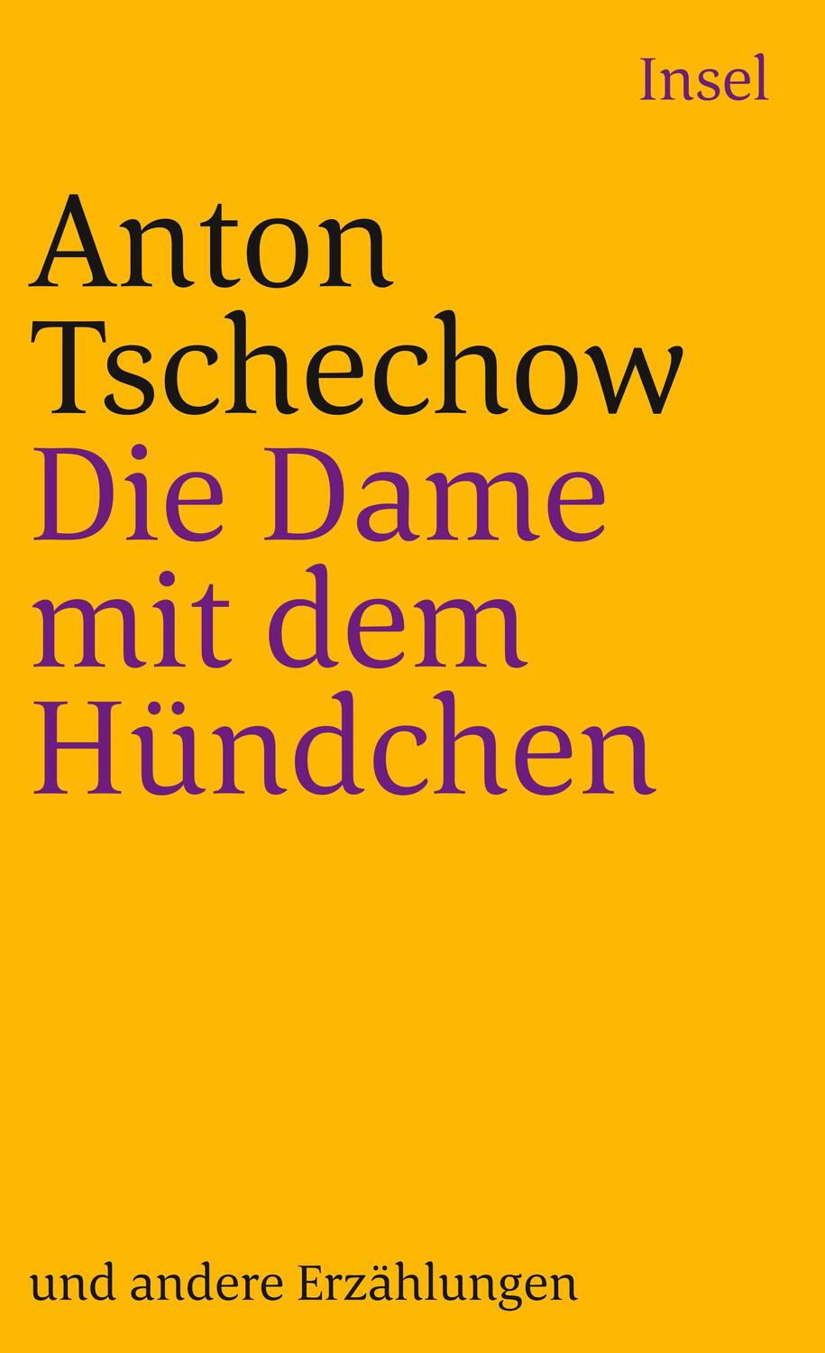Cover: 9783458318743 | Die Dame mit dem Hündchen | Und andere Erzählungen | Anton Tschechow