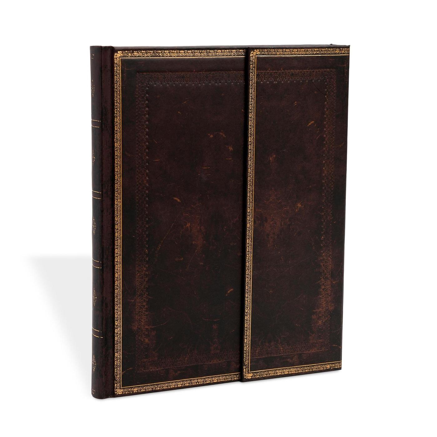 Cover: 9781551568386 | Paperblanks Black Moroccan Old Leather Collection Hardcover Ultra...