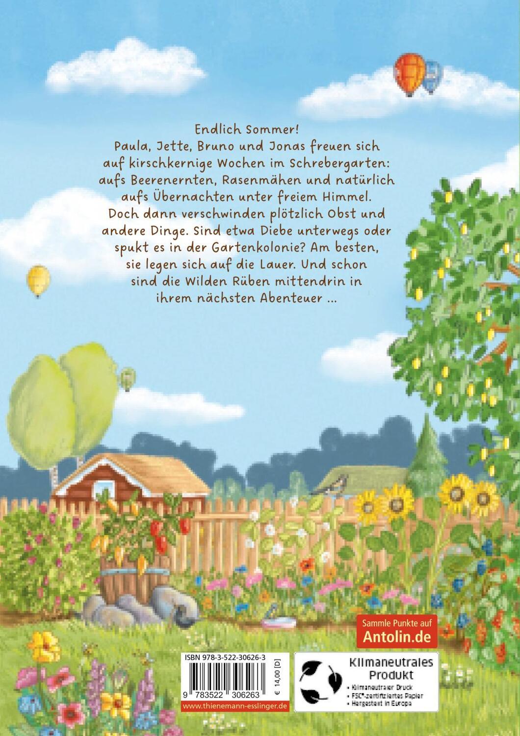 Rückseite: 9783522306263 | Die Wilden Rüben 2: Spuk in Garten Nr. 8 | Dorthe Voss | Buch | 128 S.