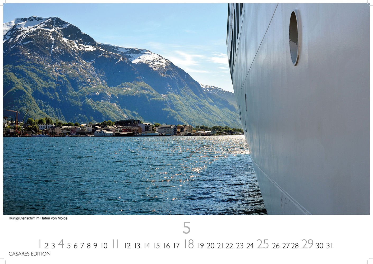 Bild: 9781835241967 | Hurtigruten 2025 L 35x50cm | Kalender | 14 S. | Deutsch | 2025