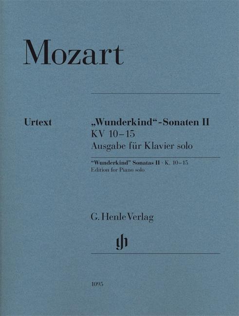 Cover: 9790201810959 | Wunderkind' Sonatas Volume II K.10-15 | G. Henle Verlag