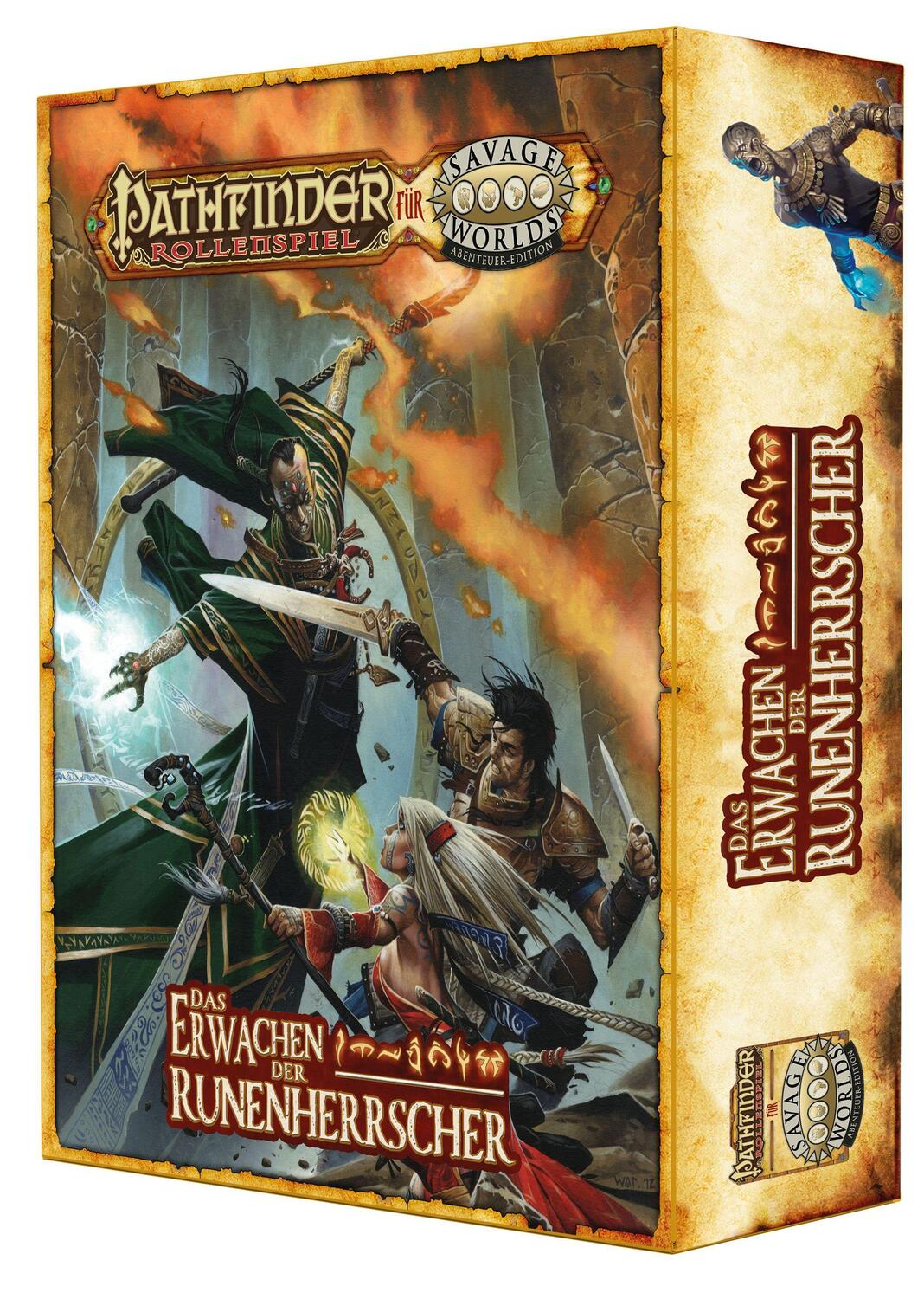 Cover: 9783963318481 | Pathfinder für Savage Worlds - Erwachen der Runenherrscher | Buch