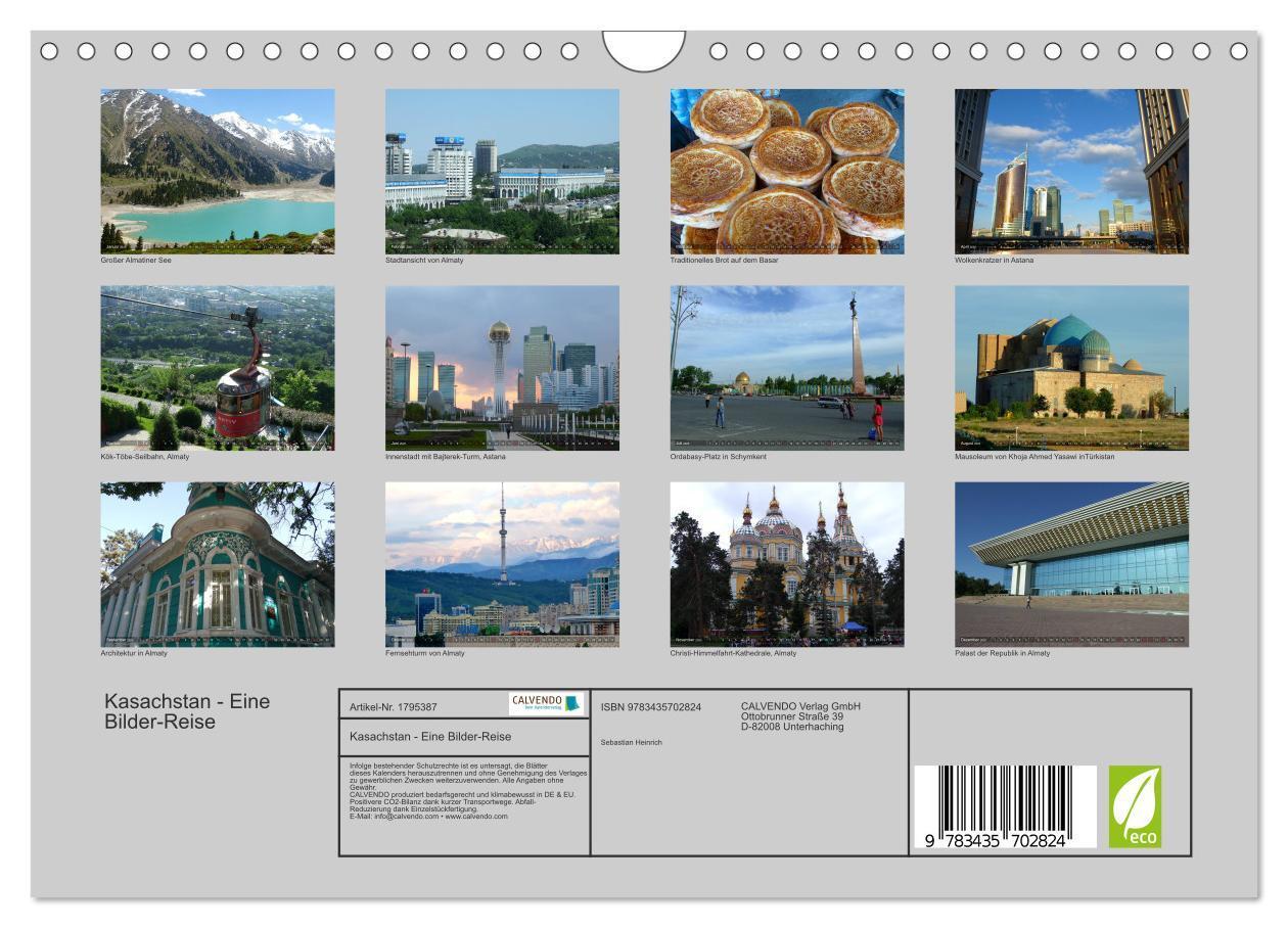 Bild: 9783435702824 | Kasachstan - Eine Bilder-Reise (Wandkalender 2025 DIN A4 quer),...