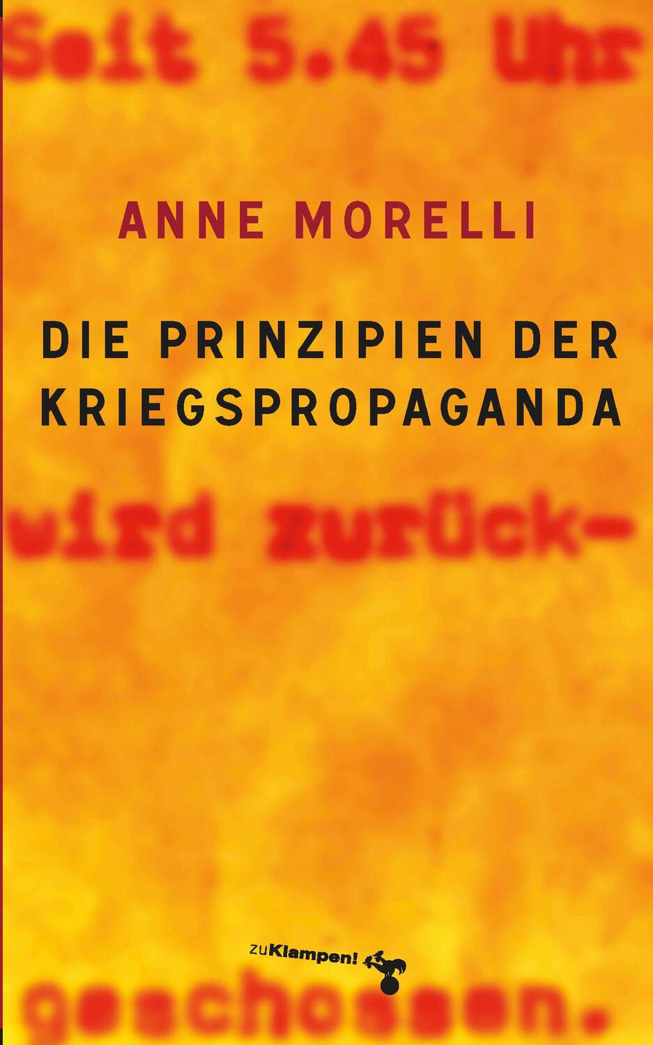 Cover: 9783866744158 | Die Prinzipien der Kriegspropaganda | Anne Morelli | Taschenbuch