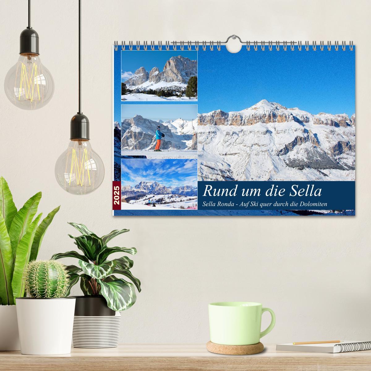 Bild: 9783435250790 | Sella Ronda (Wandkalender 2025 DIN A4 quer), CALVENDO Monatskalender