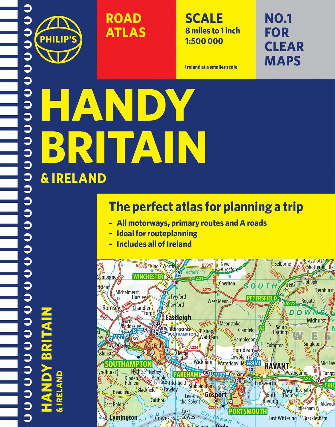 Cover: 9781849075770 | Philip's Handy Road Atlas Britain | (Spiral A5) | Philip'S Maps | Buch