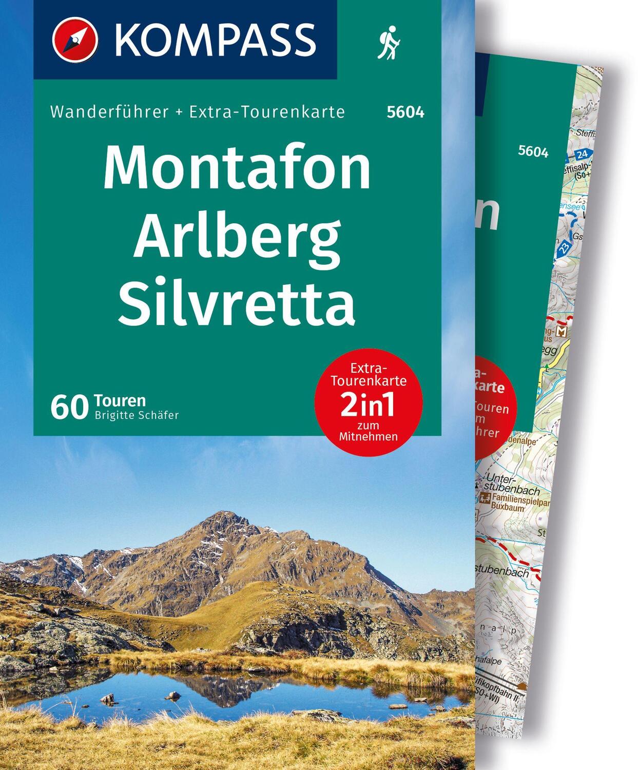 Cover: 9783991540816 | KOMPASS Wanderführer Montafon, Arlberg, Silvretta, 60 Touren | Schäfer
