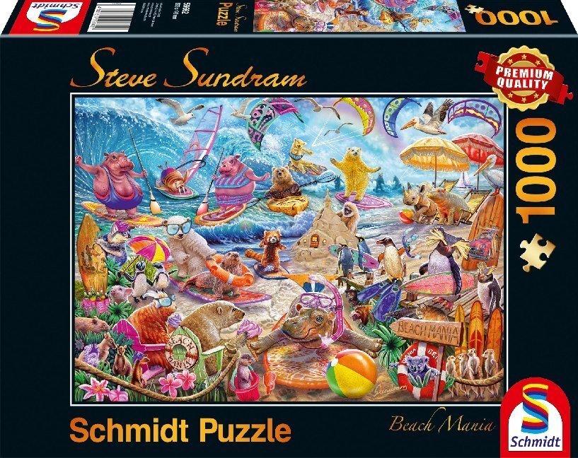 Cover: 4001504596620 | Beach Mania (Puzzle) | Steve Sundram | Spiel | In Spielebox | Deutsch