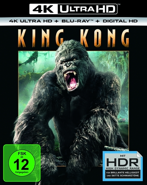 Cover: 5053083123680 | King Kong | 4K Ultra HD Blu-ray + Blu-ray / Extended + Kinofassung