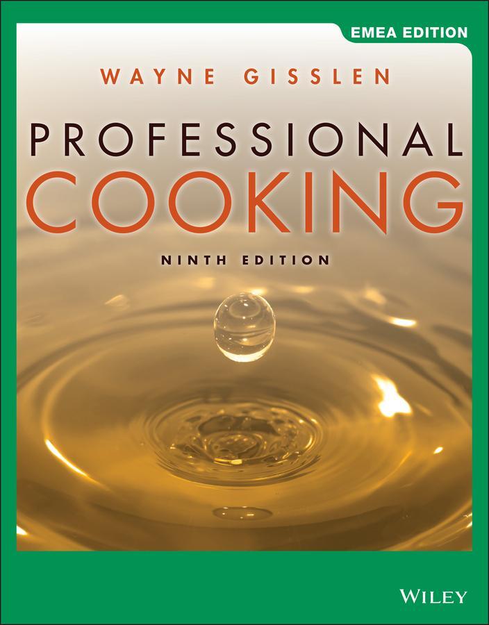 Cover: 9781119585985 | Professional Cooking, EMEA Edition | Wayne Gisslen | Taschenbuch