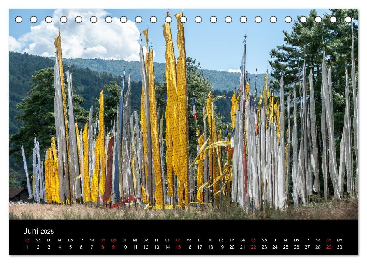 Bild: 9783435635740 | Bhutan - Reise durch das Land des Donnerdrachens (Tischkalender...