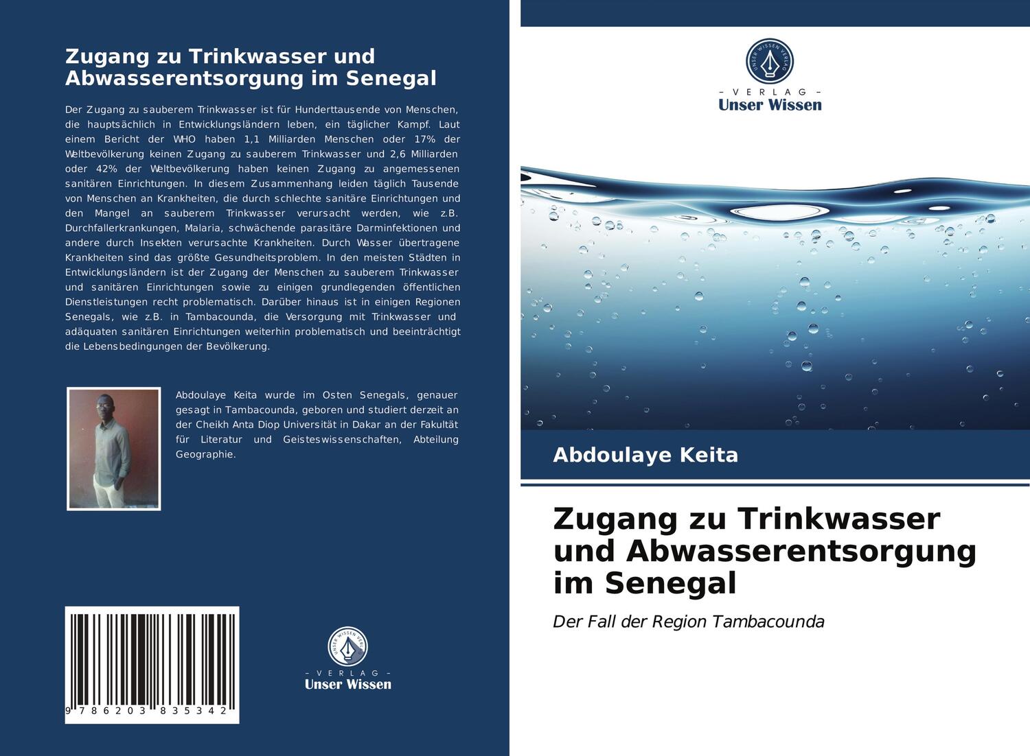 Cover: 9786203835342 | Zugang zu Trinkwasser und Abwasserentsorgung im Senegal | Keita | Buch
