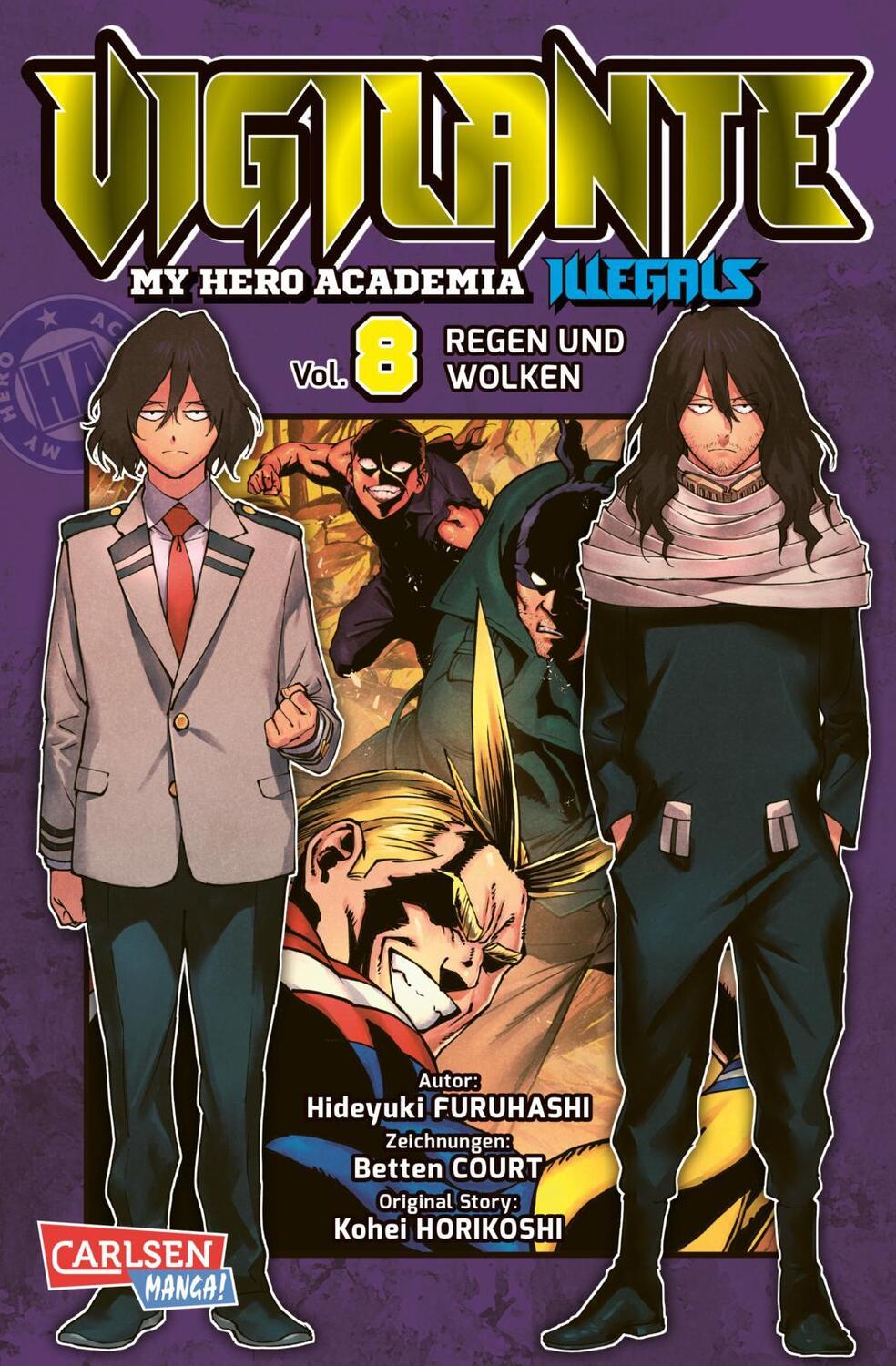 Cover: 9783551717566 | Vigilante - My Hero Academia Illegals 8 | Kohei Horikoshi (u. a.)