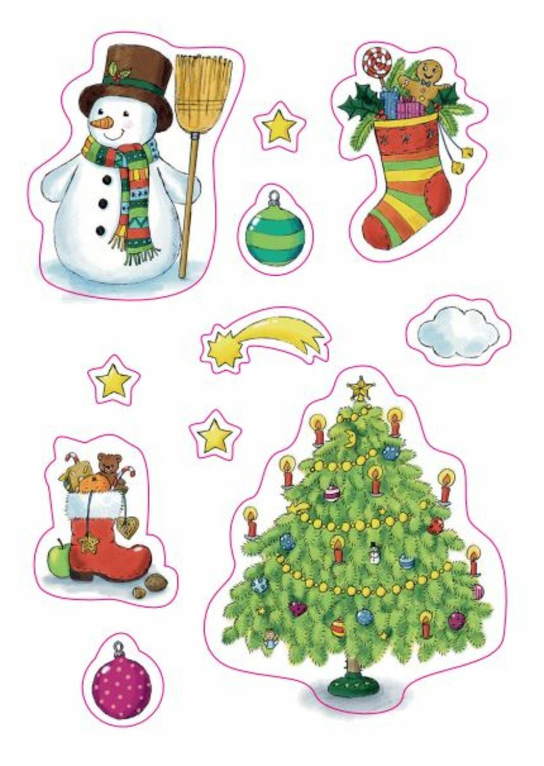 Bild: 4050003952444 | Sticker Frohe Weihnachten | Taschenbuch | 16 S. | Deutsch | 2023