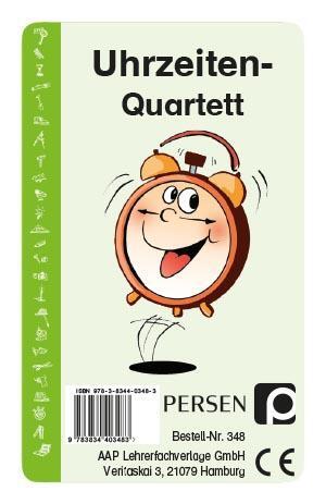 Cover: 9783834403483 | Das Uhrzeiten-Quartett | Kartenspiel für die 1. und 2. Klasse | Müller