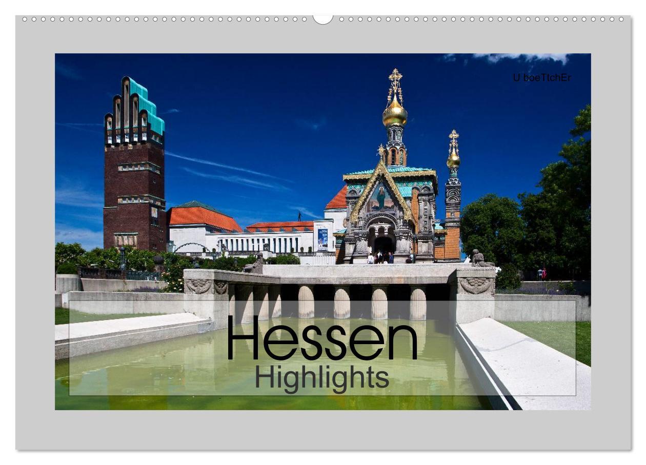 Cover: 9783435645763 | Hessen Highlights (Wandkalender 2025 DIN A2 quer), CALVENDO...