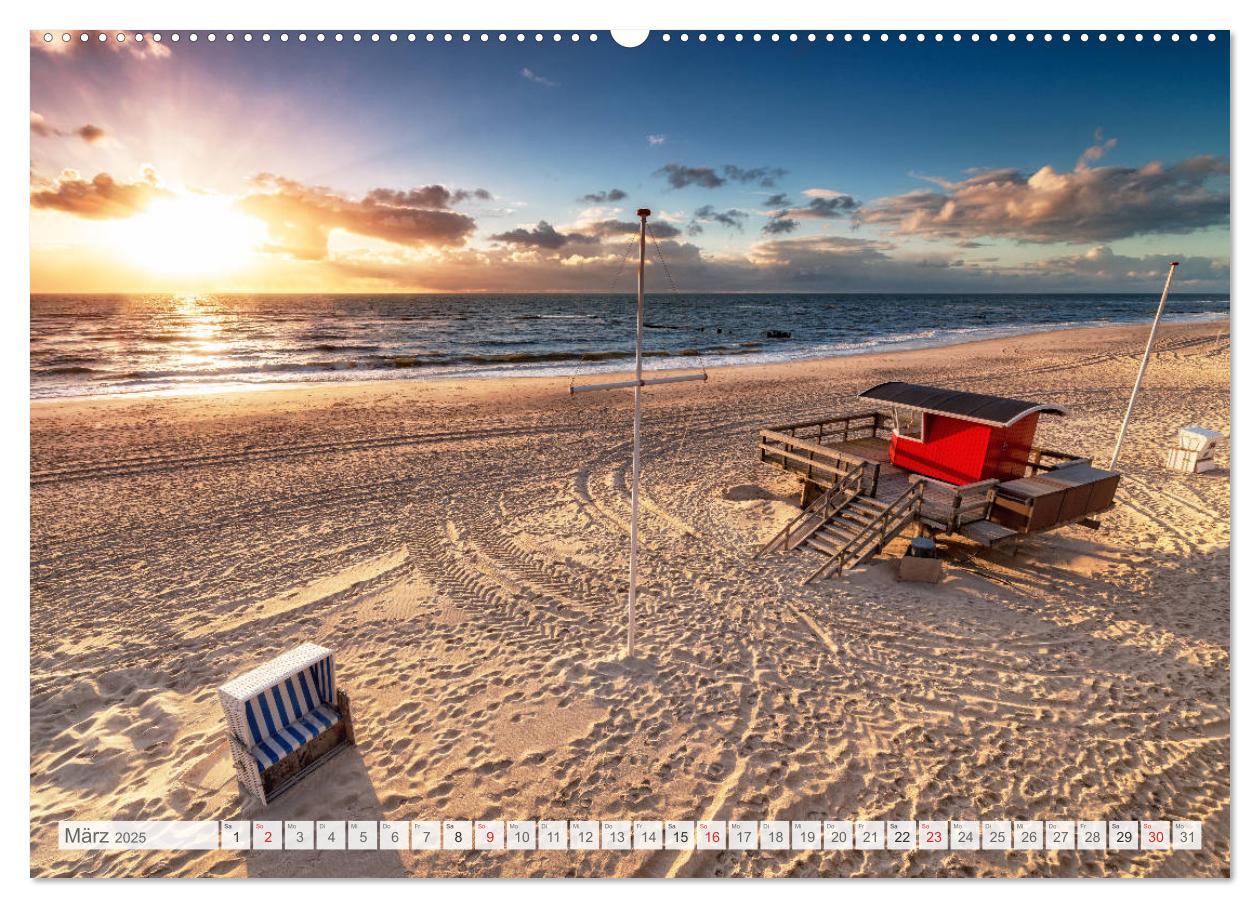 Bild: 9783435312498 | Nordseeperle Sylt (Wandkalender 2025 DIN A2 quer), CALVENDO...