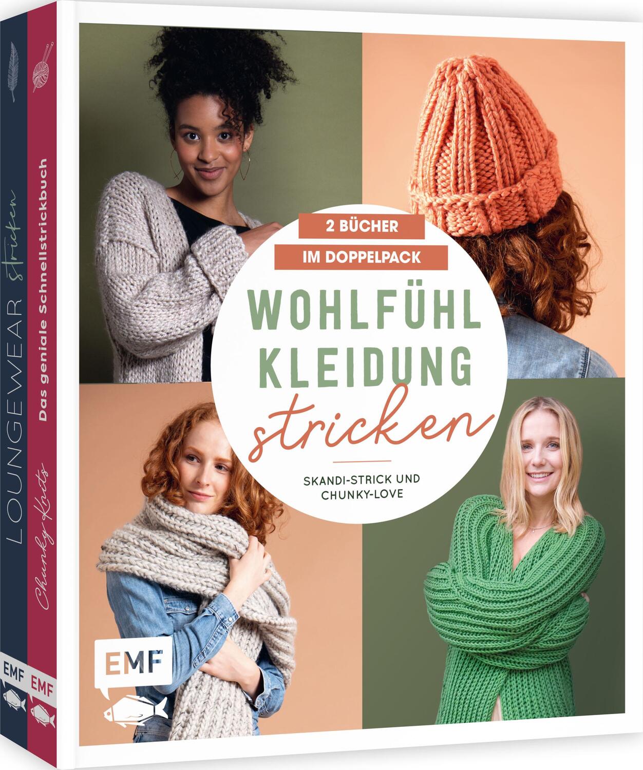 Cover: 9783745919684 | Wohlfühlkleidung stricken - Skandi-Strick und Chunky-Love: 2 Bücher...