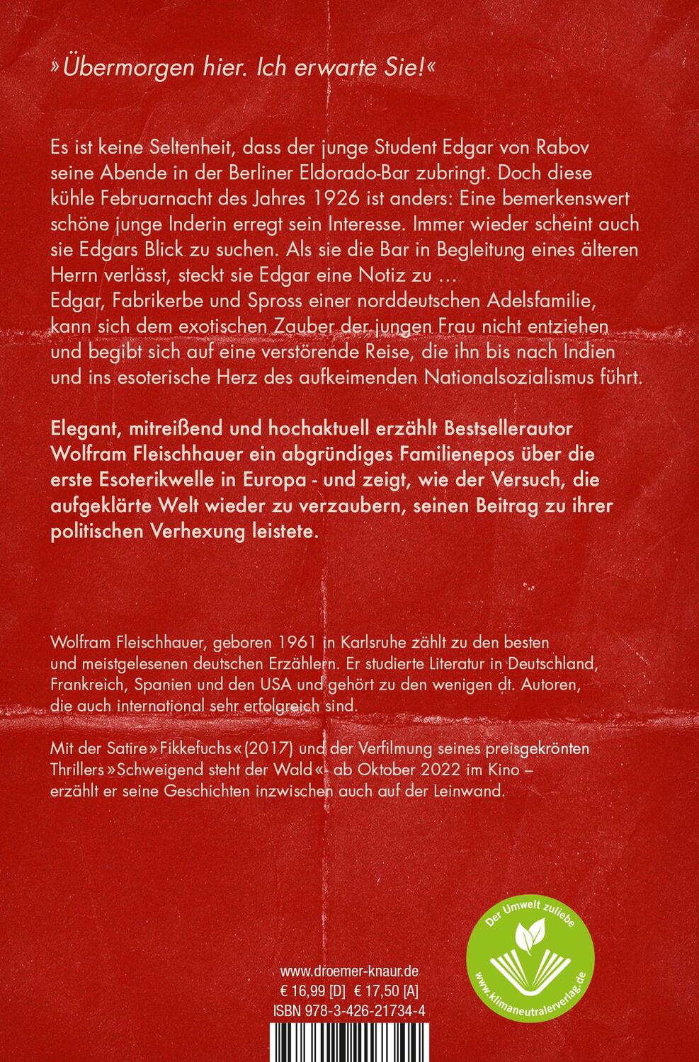 Rückseite: 9783426217344 | Schule der Lügen | Roman | Wolfram Fleischhauer | Taschenbuch | 560 S.