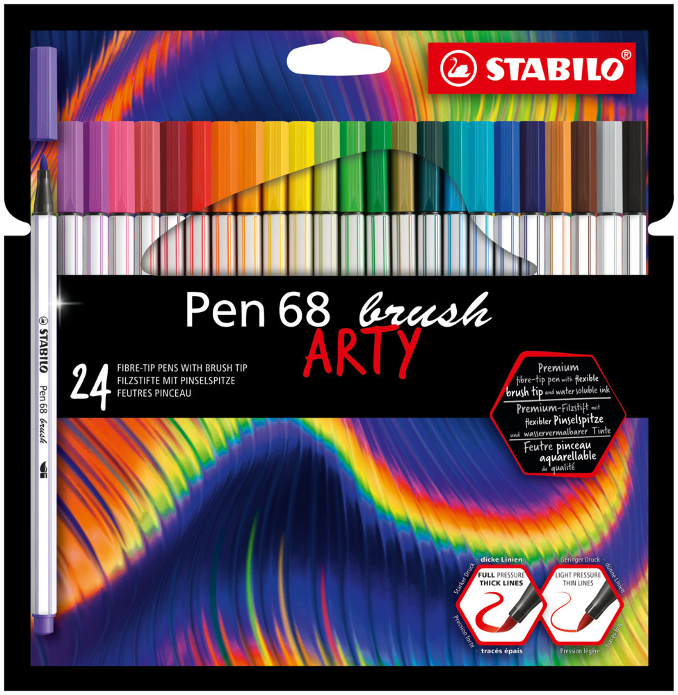 Cover: 4006381584135 | STABILO Pen 68 brush 24er Kartonetui ARTY neue Farben | Stück | 2022