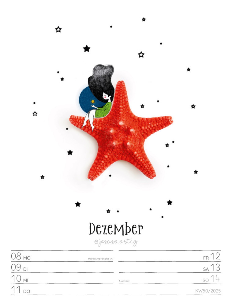 Bild: 9783838435015 | Little Dreams - Wochenplaner Kalender 2025 | Jesuso Ortiz (u. a.)