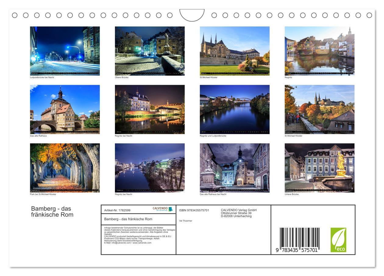 Bild: 9783435575701 | Bamberg - das fränkische Rom (Wandkalender 2025 DIN A4 quer),...