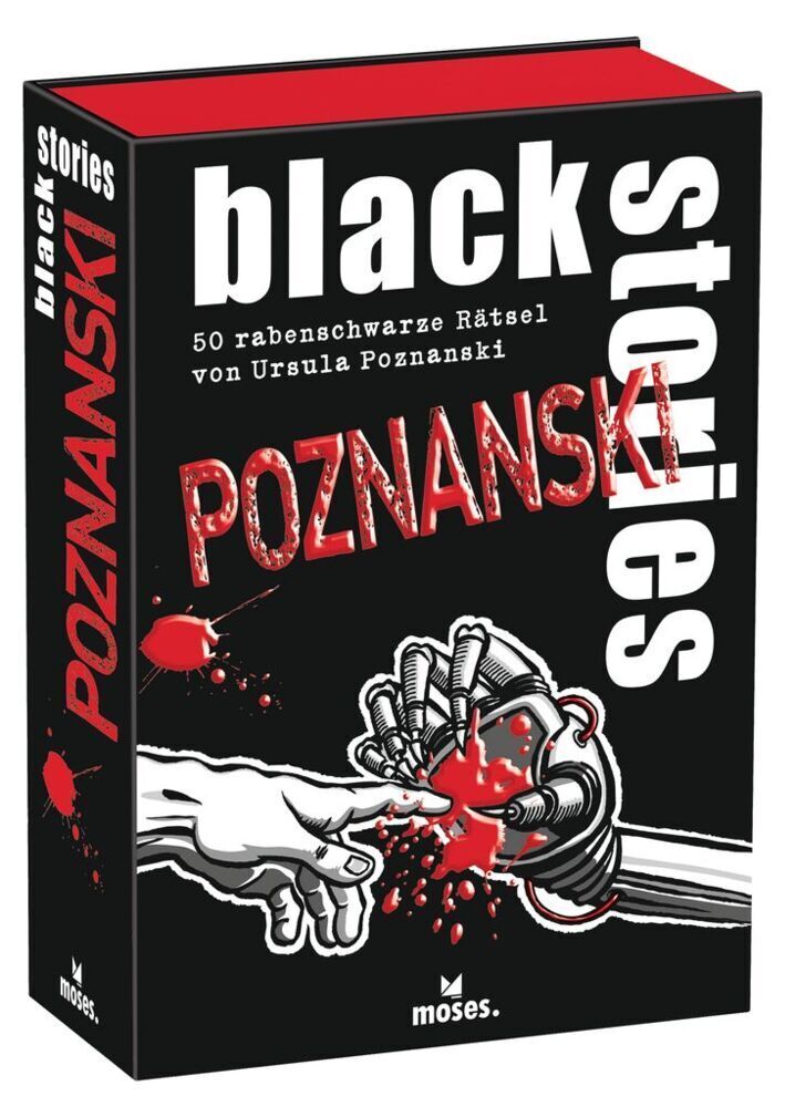 Cover: 4033477900791 | black stories, Poznanski (Spiel) | 50 rabenschwarze Rätsel | Poznanski