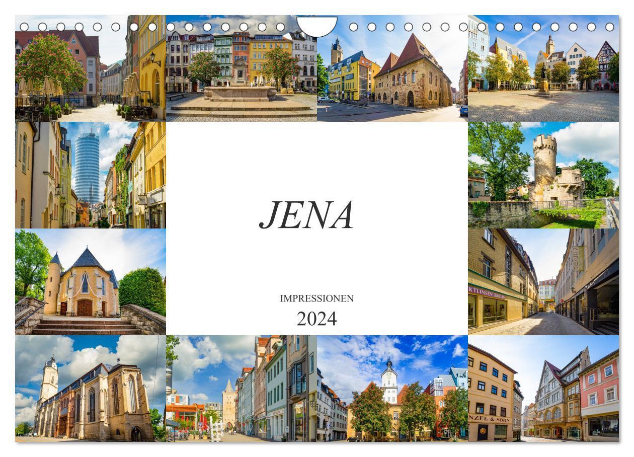 Cover: 9783383001307 | Jena Impressionen (Wandkalender 2024 DIN A4 quer), CALVENDO...