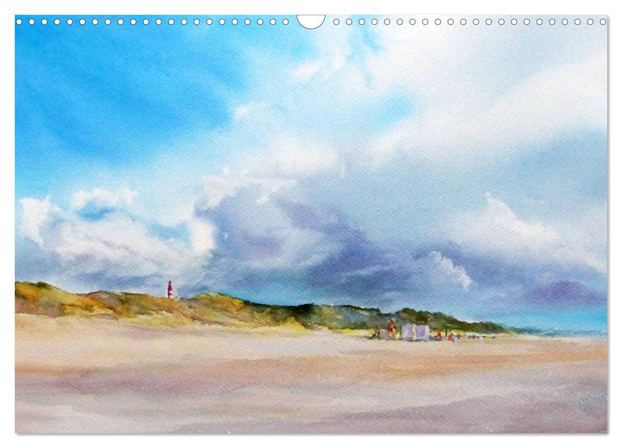 Bild: 9783435167159 | Nordseeaquarelle (Wandkalender 2025 DIN A3 quer), CALVENDO...