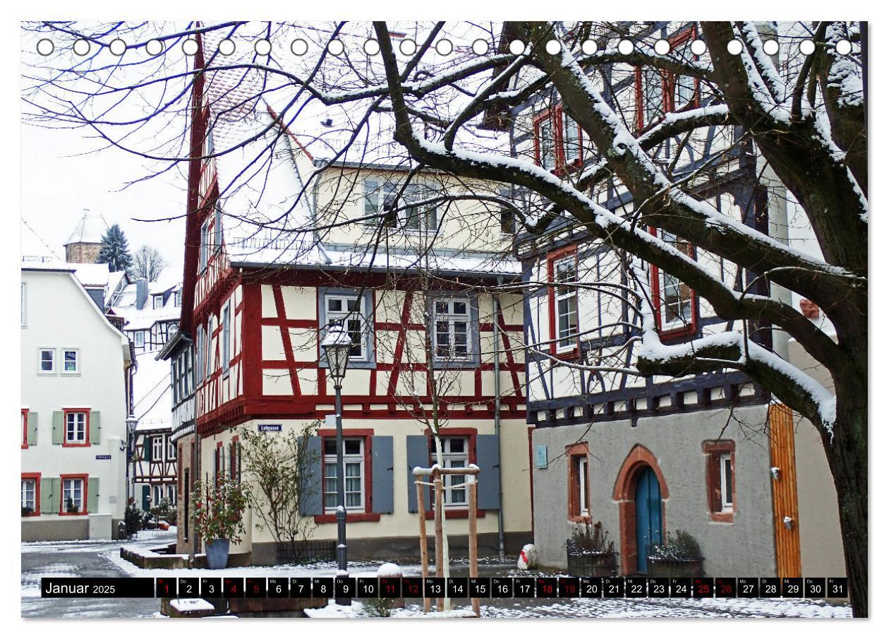 Bild: 9783383956294 | Weinheim - Stadt unter den zwei Burgen (Tischkalender 2025 DIN A5...