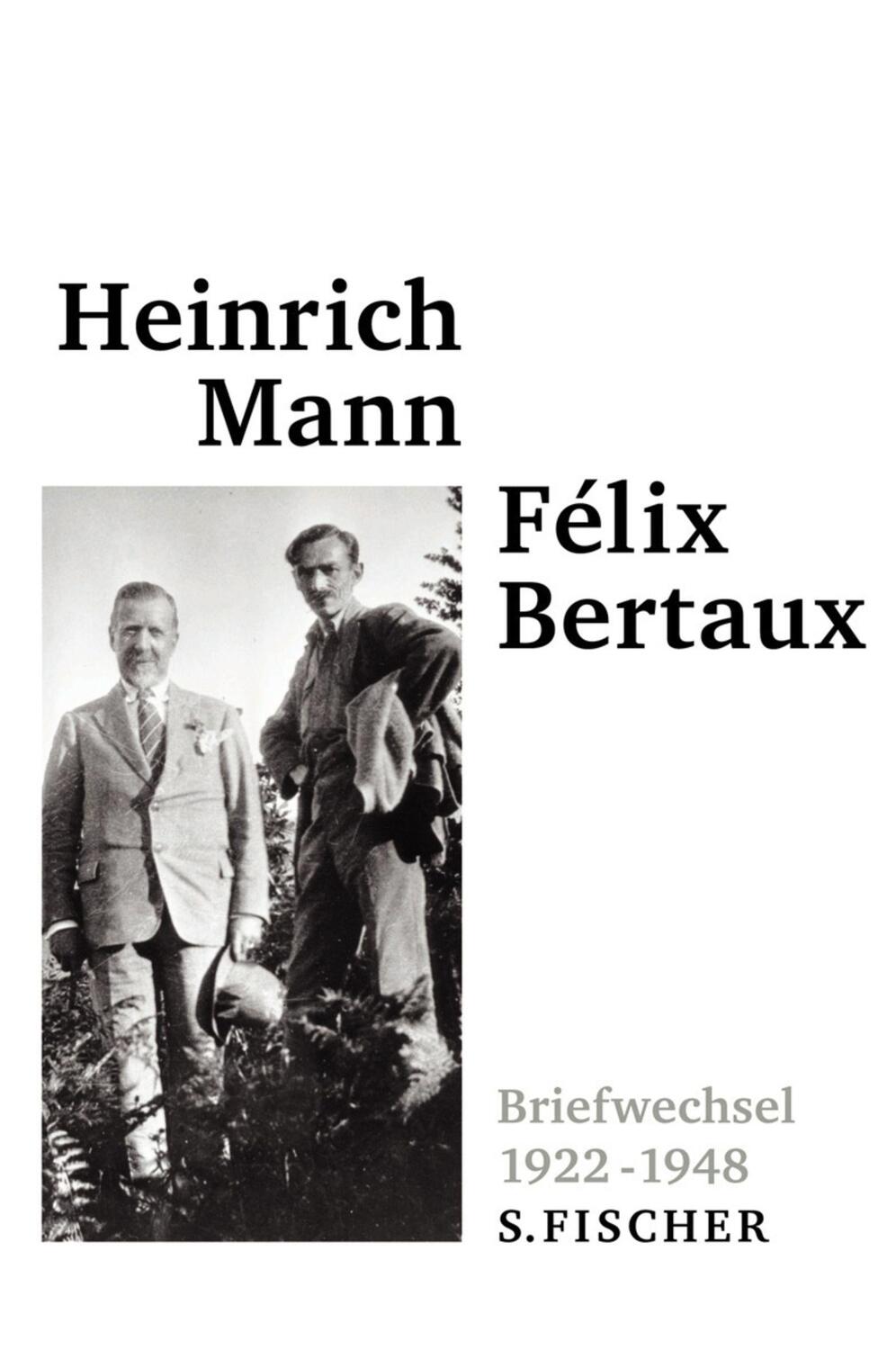 Cover: 9783100485007 | Briefwechsel 1922-1948 | Heinrich/Bertaux, Felix Mann | Buch | 800 S.